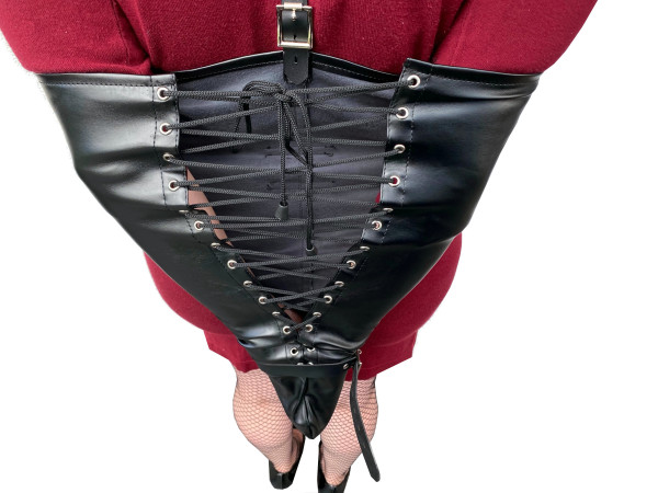 Bondage Armbinder BDSM SM schwarz zum verschnüren