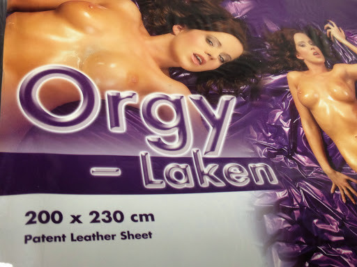 Orgy Qualtitäts-Laken aus Vinyl Lila 200x230 cm Bettlaken kein Latexlaken Lack